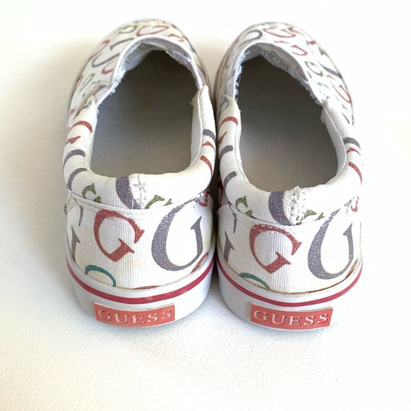 Guess Canvas G Logo Print Slip-On Shoes - Picture 3 of 6